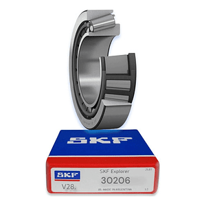 Rodamiento 30206 De Rodillos Cónicos Skf Med: 30x62x17.25 Mm