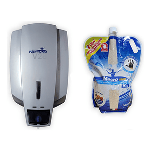 Jabón Mecánico 3 Lts. + Dispensador Macro Cream Lavamanos