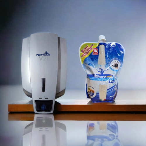 Jabón Mecánico 3 Lts. + Dispensador Macro Cream Lavamanos 2