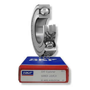 Rodamiento 6003-2z/c3 Rígido De Bolas Skf Medidas: 17x35x10
