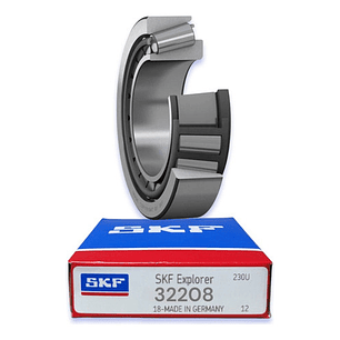 Rodamiento 32208 De Rodillos Cónicos Skf Med: 40x80x24.75 Mm