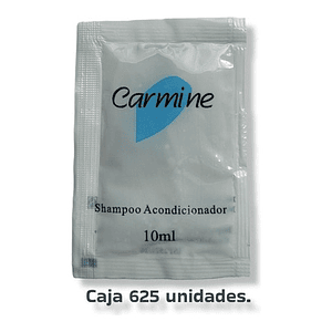 Shampoo + Acondicionador Sachet 2en1 625 Unidades 10 Ml C/u