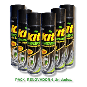 Renovador De Goma Kit Pack 6 Unidades 360 Cm3 C/u