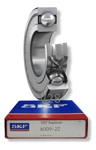 Rodamiento 6009-2z Rígido De Bolas Skf Medidas: 16x45x75 Mm 1