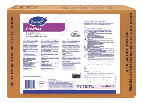 Sellador Acabado Acrilico Pisos Plaza Plus X 18.9 L Diversey 1