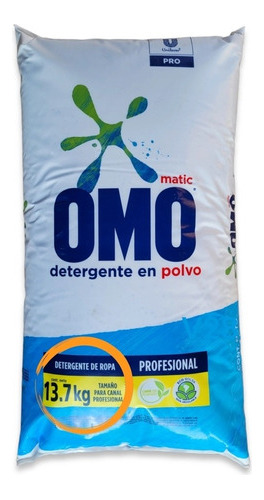 Detergente Para Ropa En Polvo Omo Detergente Matic Pro Duradera Antibacterial Bolsa 13.7 kg 1