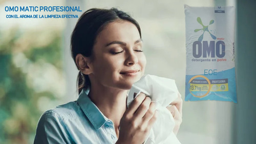 Detergente Para Ropa En Polvo Omo Detergente Matic Pro Duradera Antibacterial Bolsa 13.7 kg 2
