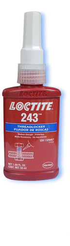 Fijador De Roscas Azul 243 - 50ml. Loctite Threadlocker Blue 1