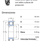 Rodamiento 62306-2rs1 Rígido De Bolas Skf Medidas: 30x72x27 - Miniatura 2