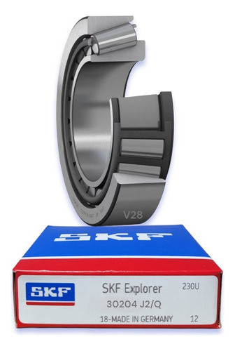 Rodamiento 30204 De Rodillos Cónicos Skf Med: 20x47x15.25 Mm 1