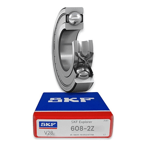 Rodamiento 608-2z Rígido De Bolas Skf - Medidas: 7x22x8 Mm.