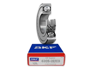 Rodamiento 6205-2z/c3 Skf Rígido De Bolas Med: 25x52x15 Mm.
