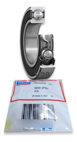 Rodamiento 6000-2rsh/c3 Rígido De Bolas Medidas: 10x26x8 Mm 1