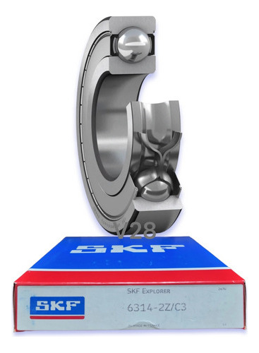 Rodamiento 6314-2z/c3 Rígido De Bolas Skf Medidas: 70x150x35 1