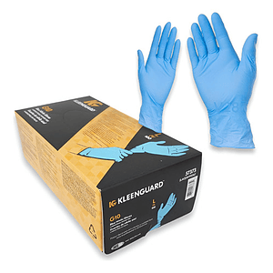 Guantes G10 Nitrilo Azul Kleeguard Alta Resistencia 100 Unid.