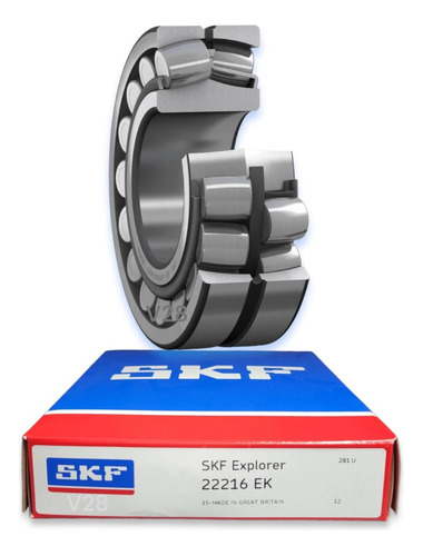 Rodamiento 22216 Ek De Rodillos A Rotula Skf Med: 80x140x33 1