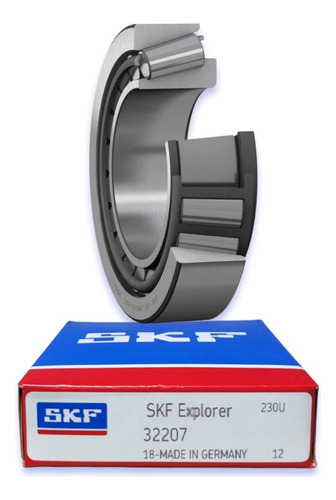 Rodamiento 32207 De Rodillos Cónicos Skf Med: 35x72x24.25 Mm 1
