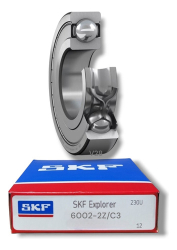 Rodamiento 6002-2z/c3 Rígido De Bolas Skf Medidas: 15x32x9 1