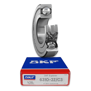 Rodamiento 6310-2z/c3 Rígido De Bolas Skf Medidas: 50x110x27