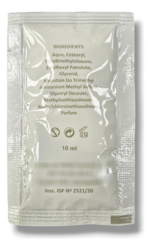 Shampoo + Acondicionador Sachet 10ml X 250 Unidades C/u 5