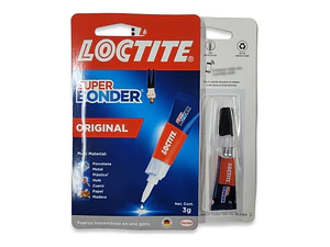 Adhesivo Instantáneo La Gotita, 3g. Loctite Super Bonder.