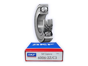 Rodamiento 6006-2z/c3 Rígido De Bolas - Skf Medidas 30x55x13