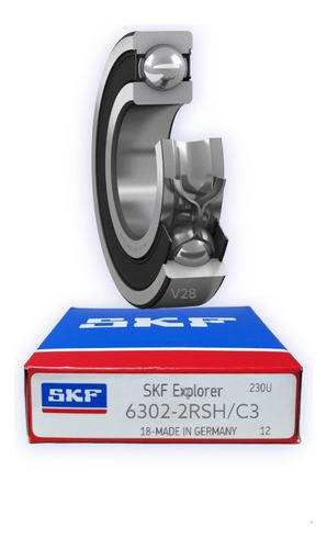 Rodamiento 6302-2rsh/c3 Rígido De Bolas Skf Medidas 15x42x13 1