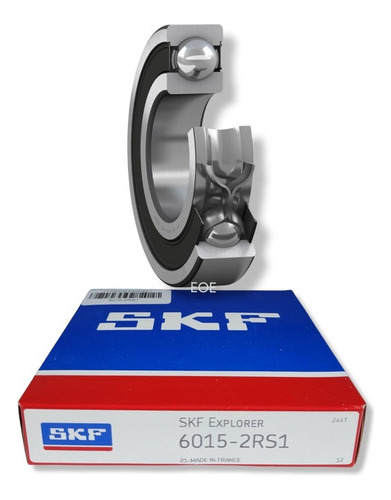 Rodamiento 6015-2rs1 Rígido De Bolas - Skf Medidas 75x115x20 1