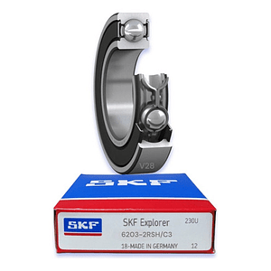Rodamiento 6203-2rsh/c3 Rígido De Bolas Skf Medidas 17x40x12