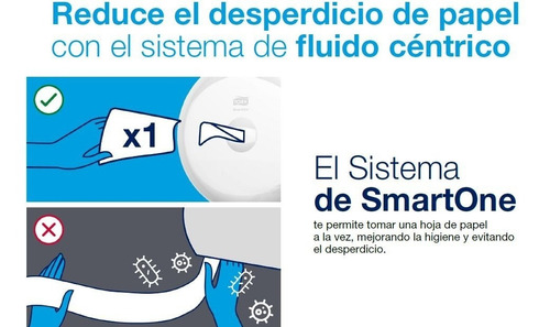 Papel Higiénico Premium Tork Smartone 6 X 207 Mt C/u Hi70011 8