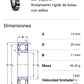 Rodamiento 6202-2rsh Rígido De Bolas - Skf Medidas: 15x35x11 - Miniatura 2