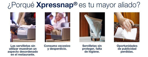 Servilleta Xpressnap® Fit Blanca 18 Paq X 240 Un. Se70051 4