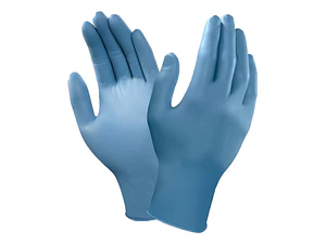 Guantes Desechables Nitrilo Azul 100 Un. Protección Sin polvo