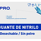 Guantes Desechables Nitrilo Azul 100 Un. Proteccion  S/polvo - Miniatura 6