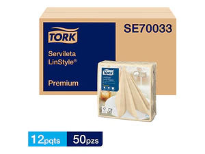Servilleta Premium Linstyle 12 Pqtes X 50 Hojas Color CREMA