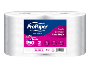 Toalla De Papel 2 Rollos X 190 Mts. C/u H/s Propaper