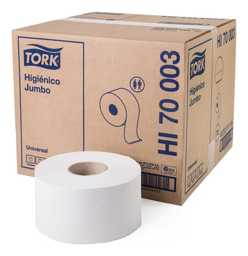 Papel Higiénico 12 Rollos X 300 Metros C/u H/s. Hi70003 2