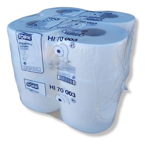 Papel Higiénico 12 Rollos X 300 Metros C/u H/s. Hi70003 5