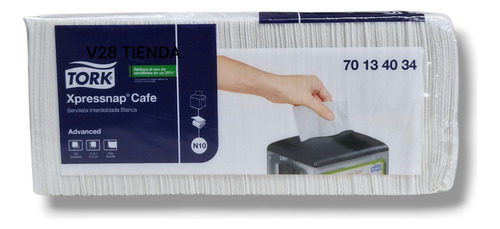 Tork Xpressnap® Café Blanca Advanced 12 Paq / 500 Pzs 3