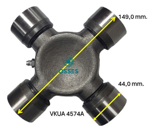 Cruceta Vkua 4574 A - Skf - Medidas: 44,0 X 149,0 Mm. 2