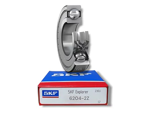 Rodamiento 6204-2z Skf Rígido De Bolas Skf Med: 20x47x14 Mm.