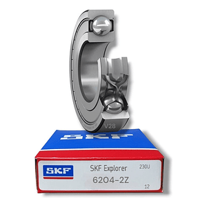 Rodamiento 6204-2z Skf Rígido De Bolas Skf Med: 20x47x14 Mm.