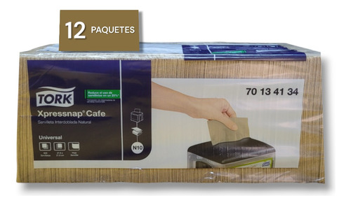 Servilleta Xpressnap Cafe Tork 12 Pqtes X 500 Hjs Se70047 1