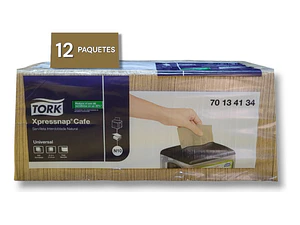 Servilleta Xpressnap Cafe Tork 12 Pqtes X 500 Hjs Se70047