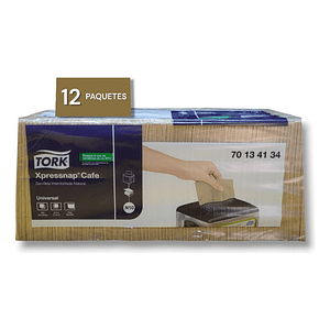 Servilleta Xpressnap Cafe Tork 12 Pqtes X 500 Hjs Se70047