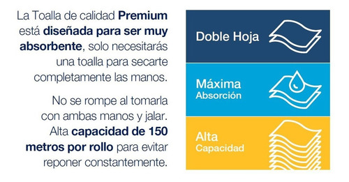 Toalla En Rollo Jumbo Premium 6 Rollos De 150 Metros To70021 4