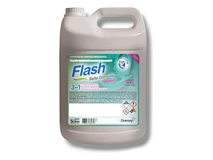Limpiador Líquido Concentrado Para Baños Con Aroma 5l Flash