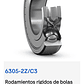 Rodamiento 6305-2z/c3 Skf Rígido De Bolas Med: 25x62x17 Mm - Miniatura 8