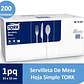 Servilleta de Mesa Tork Advance 33x33cm - 10 Paquetes x 200 Hojas C/U SE70044 - Miniatura 2