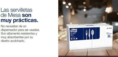 Servilleta de Mesa Tork Advance 33x33cm - 10 Paquetes x 200 Hojas C/U SE70044 4